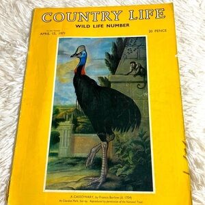 COUNTRY LIFE MAGAZINE VINTAGE WILD LIFE NUMBER ENGLAND April 1971